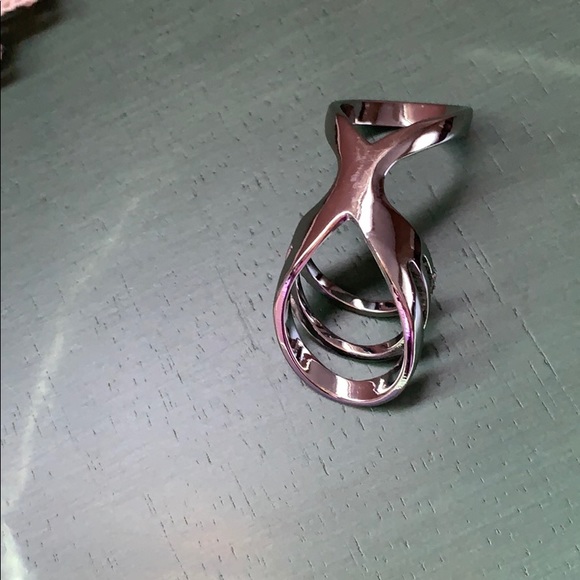 Express silver statement ring size 6 - Picture 3 of 3